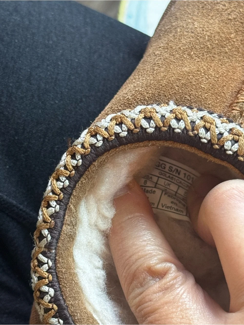 Toddler Ugg tasman slippers brown size 8